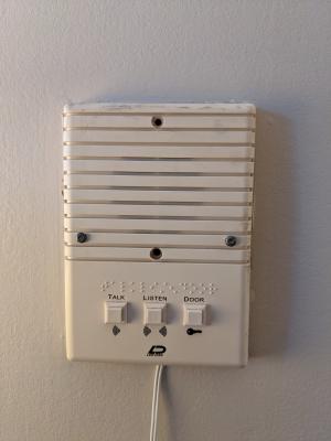Picture of intercom after project completion